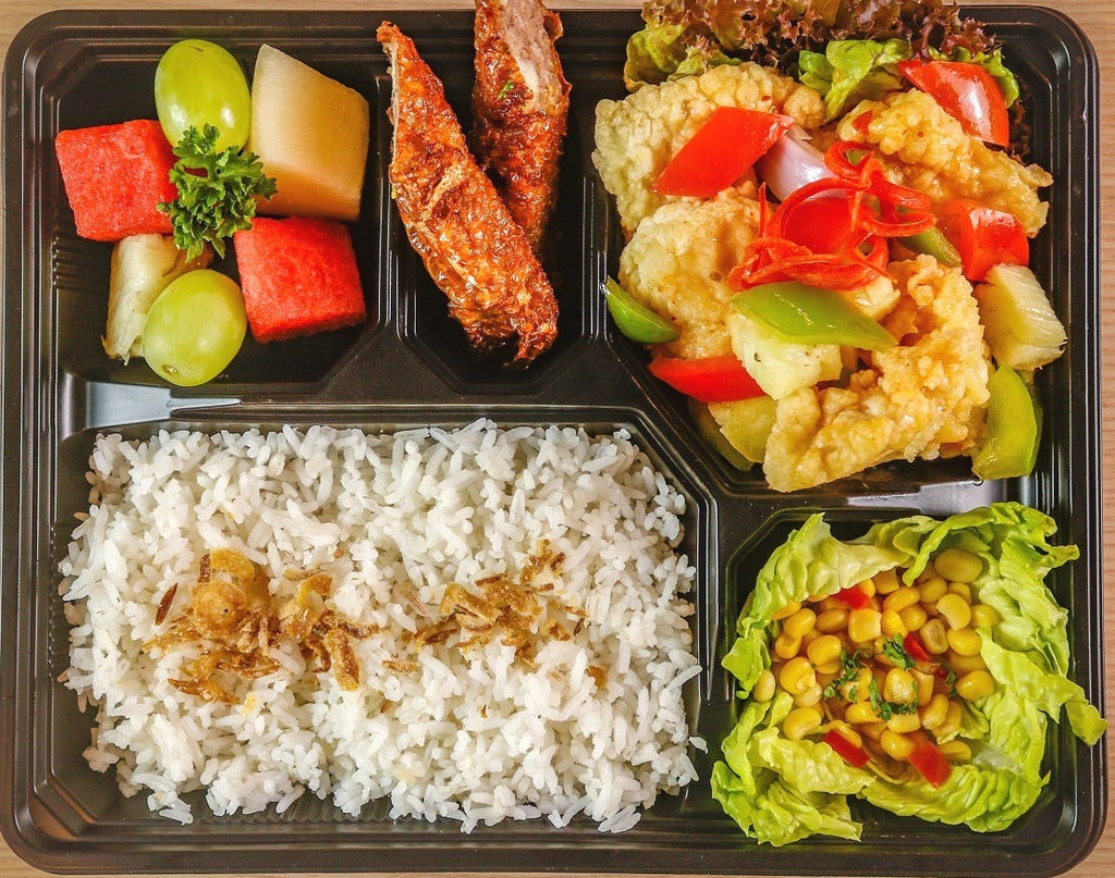 BENTO BOX MEAL - Sweet and Sour Fish